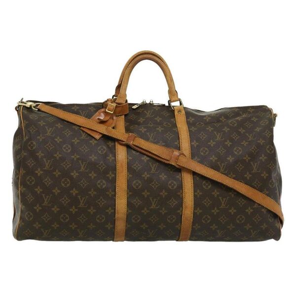 LOUIS VUITTON Monogram Keepall Bandouliere 60 Boston Bag - Picture 1 of 15
